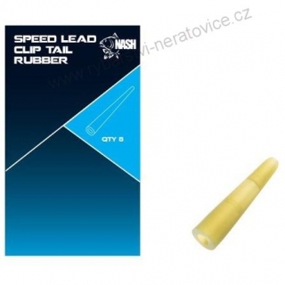 Nash Převlek Na Závěsku Lead Speed Lead Clip Tail Rubber - Weed Green