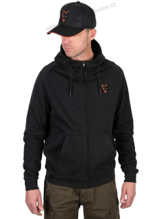 Fox Mikina Collection Lightweight Hoodie Orange Black - L