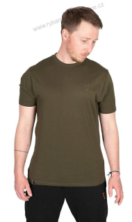 Fox Triko Khaki Head Logo T-Shirt - XXXL