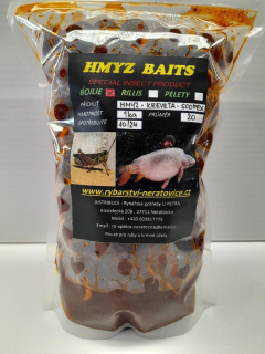 Boilie v dipu - Hmyz/Kreveta/Scopex - 1kg - 20mm