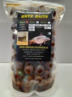 Boilie v dipu - Hmyz/Mušle/Krill/Rak - 1kg - 24mm