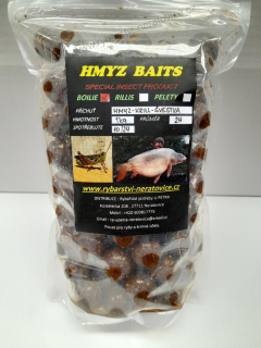 Boilie v dipu - Hmyz/Krill/Švestka - 1kg - 24mm
